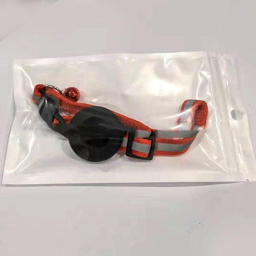 Reflective Adjustable Anti-Lost Pet Collar With Airtag Compatibility