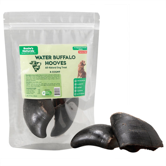 Water Buffalo Hooves-100% Natural, High Protein, Long-Lasting,