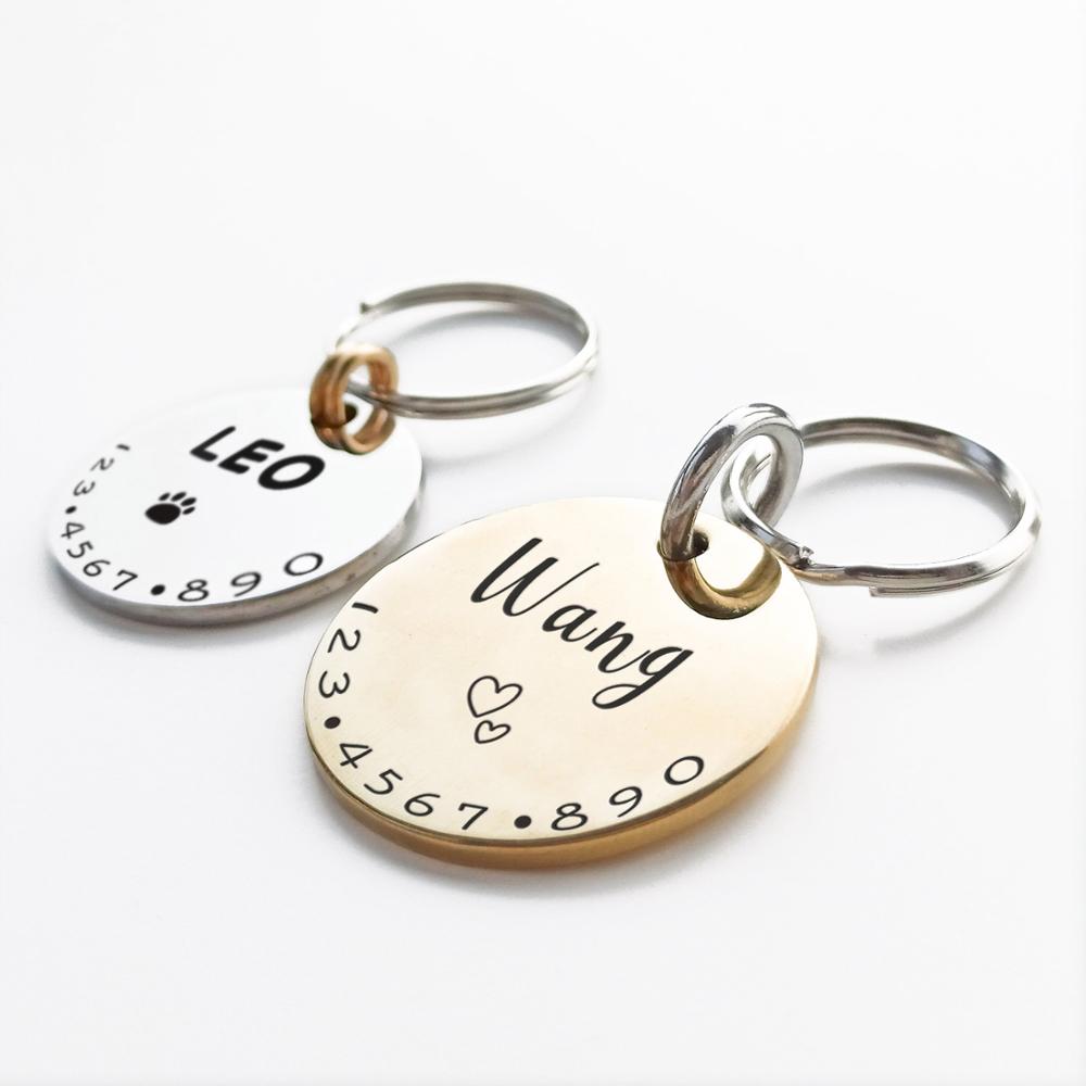 Personalized Pet Cat Dog Id Tag Collar Accessories Mw001 Custom