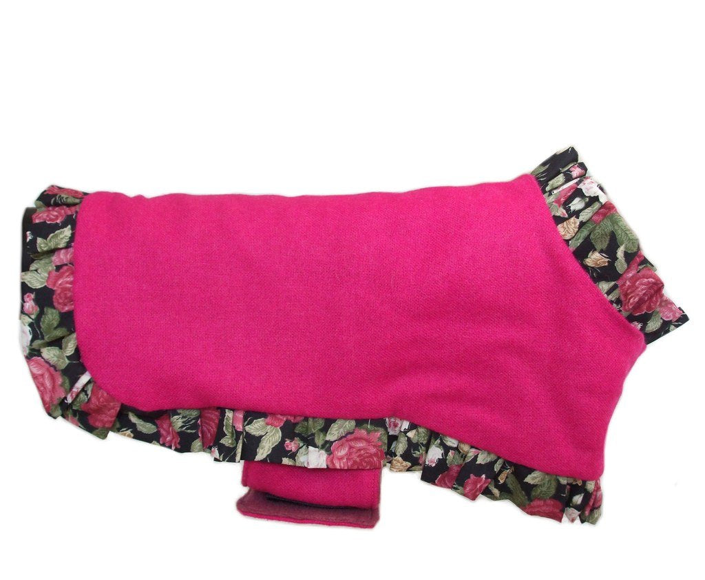 Flamenco Dog Coat Jacket by Prediletto Pet Couture